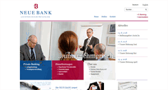 Desktop Screenshot of neuebankag.li